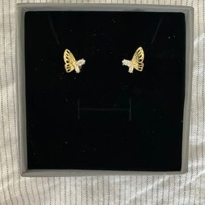 Dainty butterfly studs from Etsy Shop, Deer City.